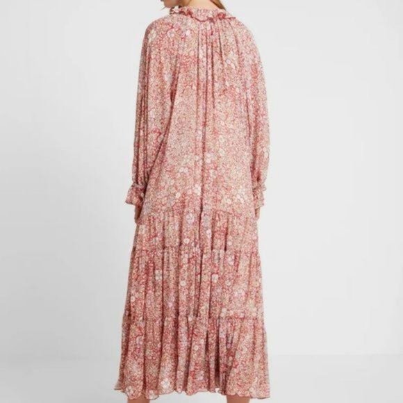 SOLD Anthropologie O.P.T Floral Poppy Boho Dress S - Picture 4 of 9